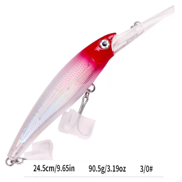 Amostra Jerkbait HENGJIA Deep 24cm 95g para Grandes Predadores - Image 33