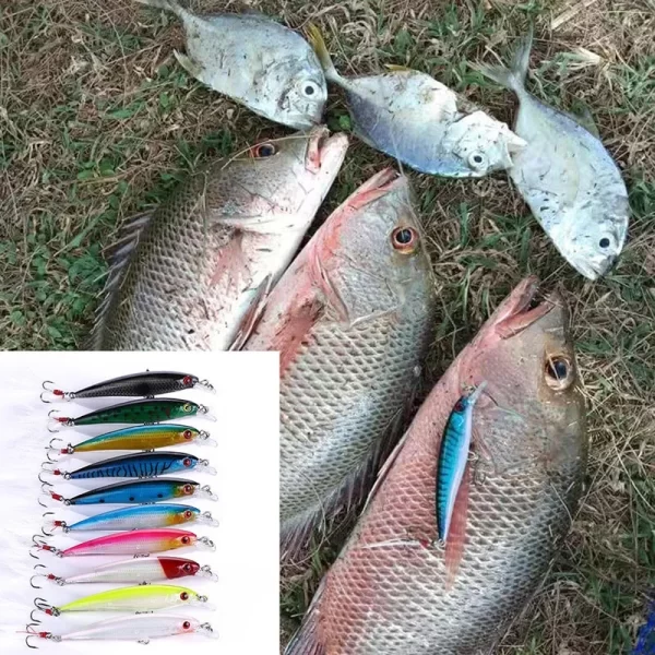 Amostra Jerkbait Aorace Laser 9cm 7g (5 ou 10 Unidades) - Image 6