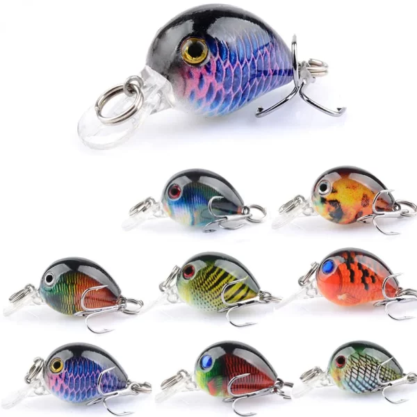 Amostra Mini Crankbait Flutuante 3.3cm 2g - Image 2