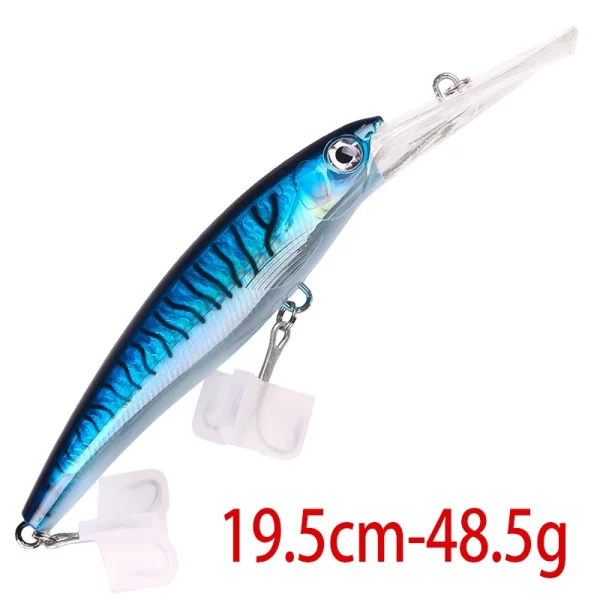 Amostra Jerkbait HENGJIA Deep 24cm 95g para Grandes Predadores - Image 19
