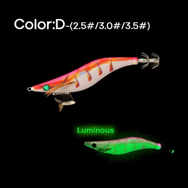 Amostra Hardbait LETOYO Camarão (Palhaço) Fluorescente 2.5-3.5# - Image 12
