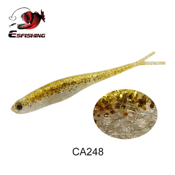 Amostra Softbait (Fluke) ESFISHING Real Shad 130mm -  6 Unidades - Image 24
