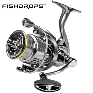 Carreto Spinning Fishdrops TW1000-5000, Drag de 15kg, 12+1BB