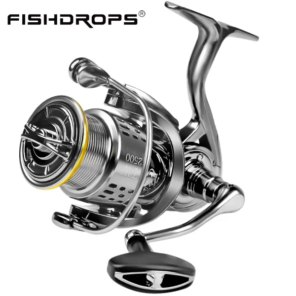 Carreto Spinning Fishdrops TW1000-5000, Drag de 15kg, 12+1BB