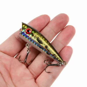 Amostra Hardbait Flutuante Popper 6.5g 6cm