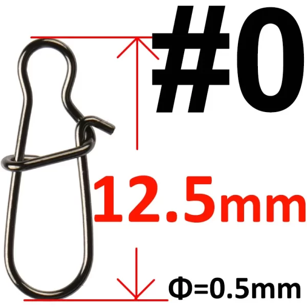 Conjunto de 50/100 Engates Rápidos em Aço Inoxidável Fastlock para Amostras e Destorcedores - Image 9