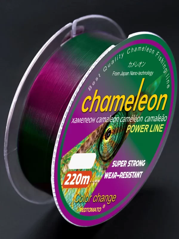 Linha de Pesca Monofilamento Fluorocarbono Revestido 220m, Mudança de Cor, Alta Resistência - Image 7