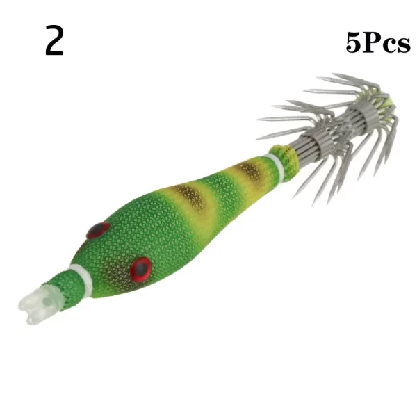 Conjunto de 5 Amostras Fluorescentes Hardbait Camarão (Palhaço) 3.3g 60mm - Image 9