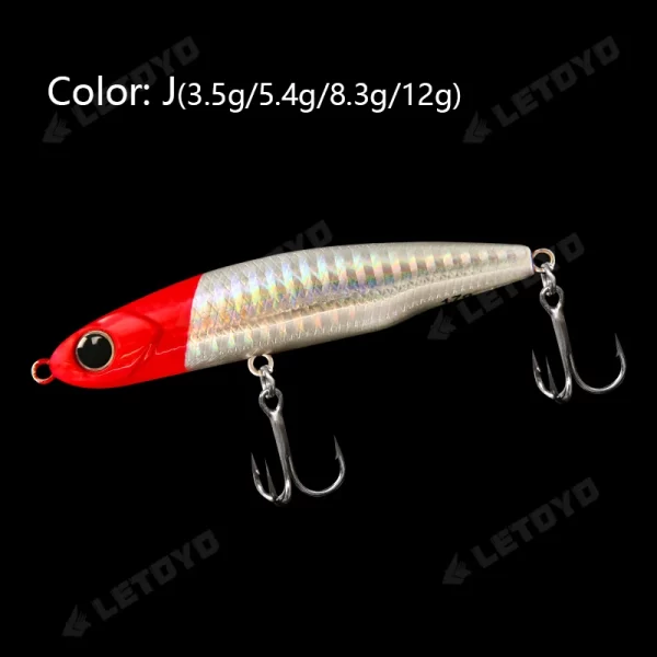 Amostra Sinking Pencil LETOYO 3.5g-12g Stickbait para Predadores - Image 9