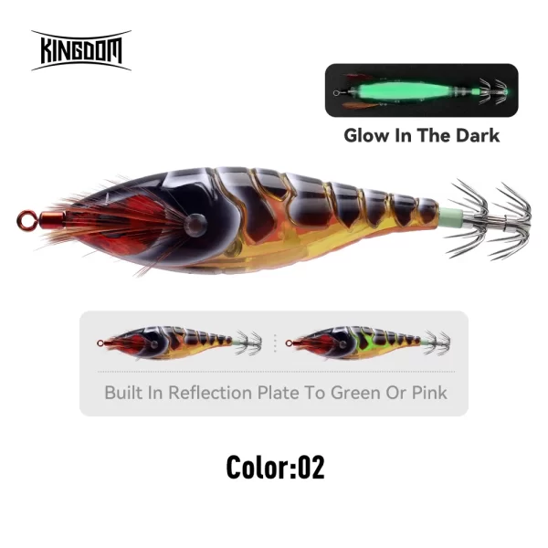 Amostra Hardbait Camarão (Palhaço) Kingdom SP 5.8g/8.7g/10g - Image 10