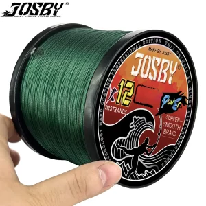 Linha de Pesca Flutuante JOSBY 12 Fios 100m-1000m Multifilamento de Alta Resistência