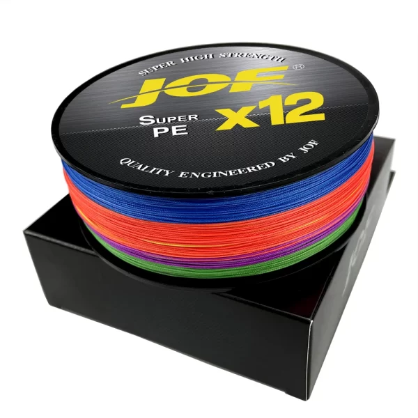 Linha Trançada JOF X12 PE 12 Fios 100m-500m Alta Resistência - Image 3