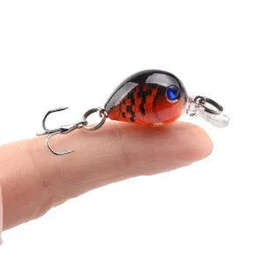 Amostra Mini Crankbait Flutuante 3.3cm 2g