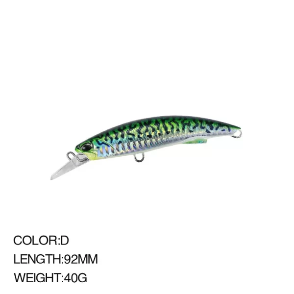 Amostra Jerkbait Sinking 92mm 40g - Image 9
