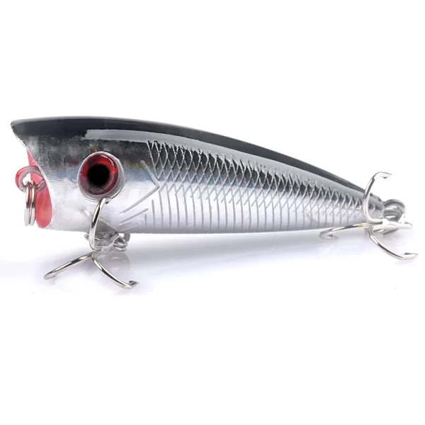 Amostra Hardbait Flutuante Popper 6.5g 6cm - Image 11