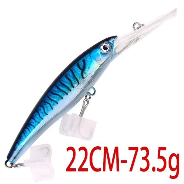 Amostra Jerkbait HENGJIA Deep 24cm 95g para Grandes Predadores - Image 8
