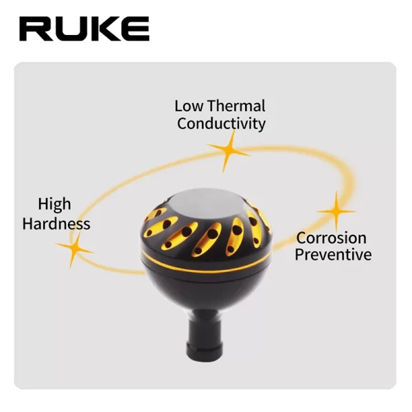 Botão de Manivela RUKE 30mm para Carretos Daiwa/Shimano - Image 3