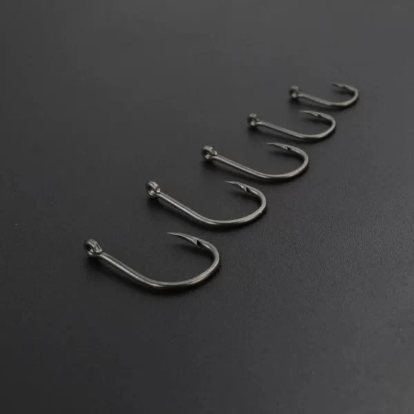 Conjunto de 15 Anzóis Barbed HIRISI PTFE em Aço Carbono de Alta Resistência - Image 5