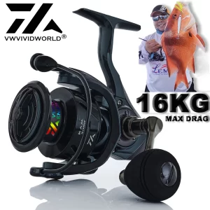 Carreto Spinning VWVIVIDWORLD KAM 1000-5000 6.2:1 Drag 15,5kg