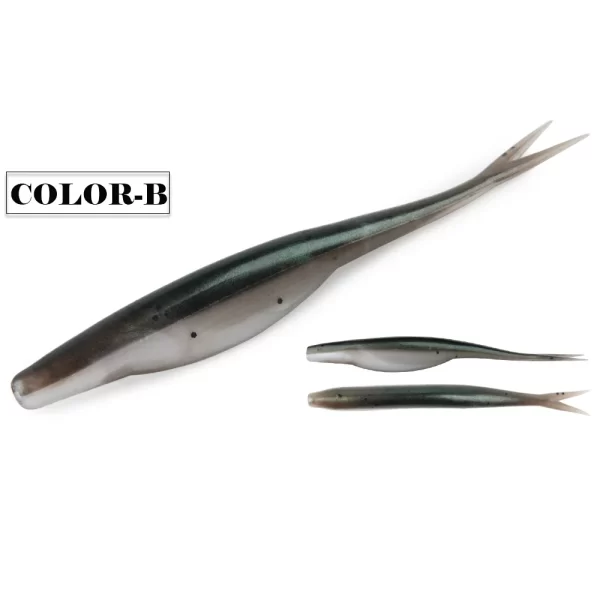 Amostra Softbait Spinpoler (Fluke) 12cm 6g (5 Unidades) - Image 7