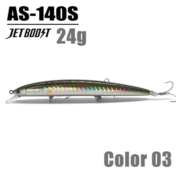 Amostra Jerkbait CASTFANATIC 24g 140mm Slow Sinking - Image 12