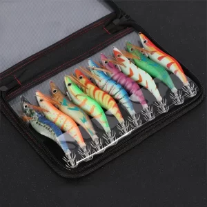 Conjunto de Amostras Hardbait Camarão (Palhaço) 3.0 com Bolsa (10 Unidades)