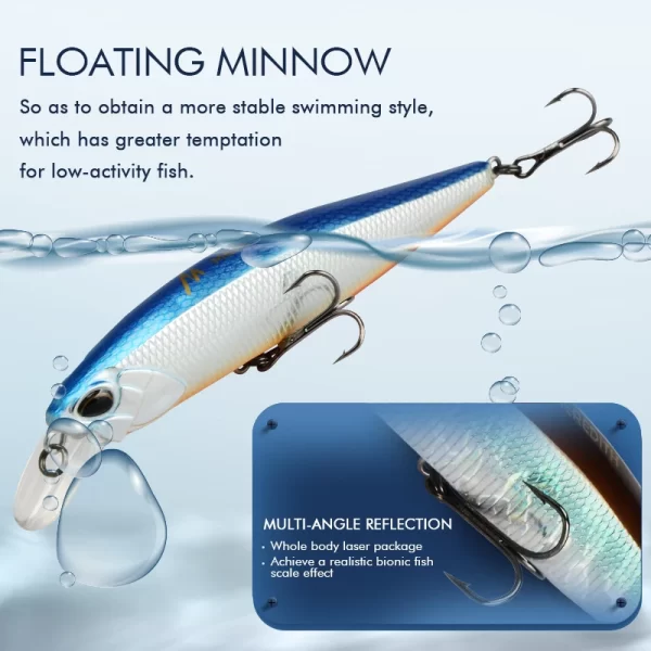 Amostra Jerkbait Hard Flutuante MEREDITH 100F 14g 10cm - Image 5