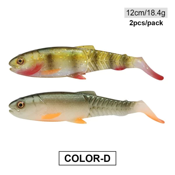 Conjunto de Amostras Swimbait com Cauda em T 3g-18.4g (2-4 Unidades) - Image 16