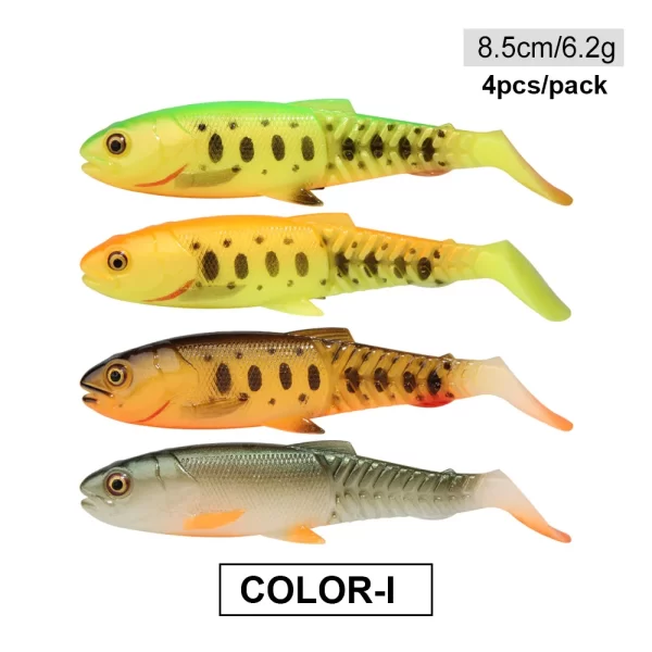 Conjunto de Amostras Swimbait com Cauda em T 3g-18.4g (2-4 Unidades) - Image 21