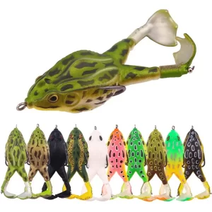 Amostra SANMO Rã com Hélices Duplas 13.6g-16.6g para Predadores