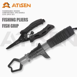 Conjunto de Alicate para Remoção de Anzóis e Gripper de Peixe em Aço Inoxidável