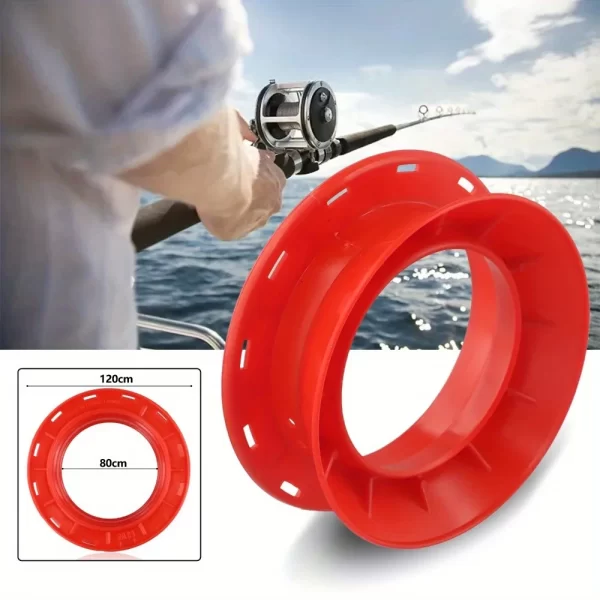 Bobina Manual Universal para Enrolar Linhas de Pesca 12x4cm - Image 2