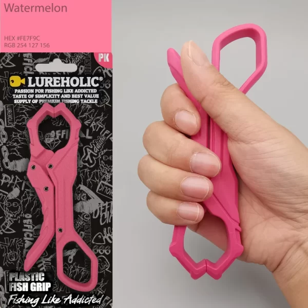Alicate LUREHOLIC Fish Grip Mini de Plástico 13.5cm Leve e Seguro