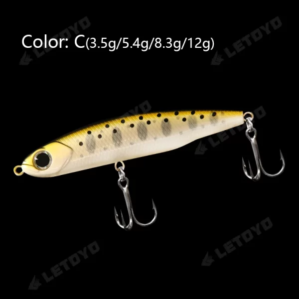 Amostra Sinking Pencil LETOYO 3.5g-12g Stickbait para Predadores - Image 12