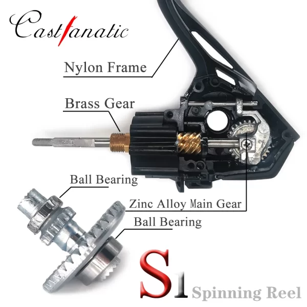 Carreto Spinning CastFanatic S1 2000-4000 Drag 8-10kg - Image 4