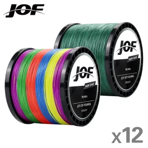 Linha Multifilamento JOF X12 12 Fios PE Flutuante 300m-1000m