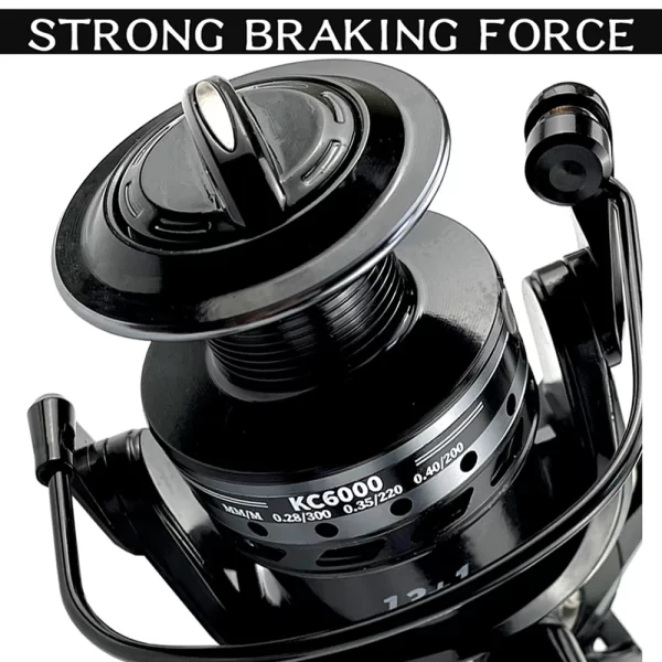 Carreto Spinning GHOTDA KC 3000-6000 com Drag 8KG - Image 5