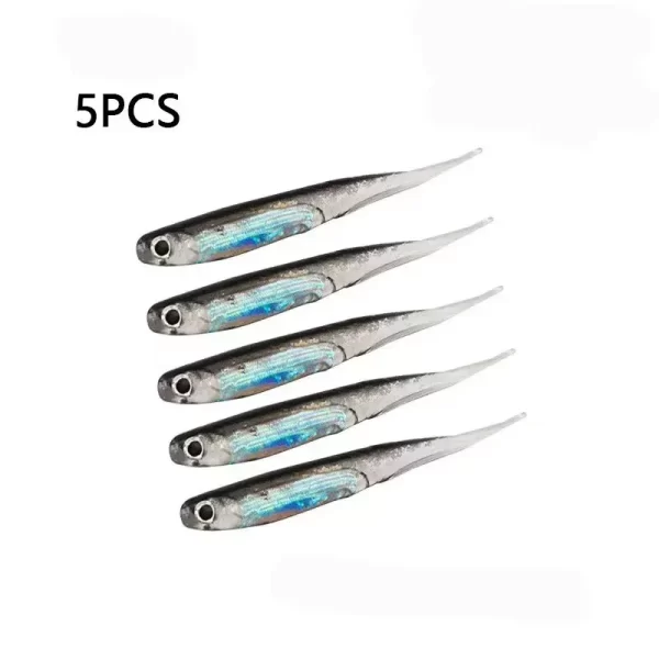 Amostra Softbait T-Tail Silicone 7-9.3cm para Predadores - Image 4