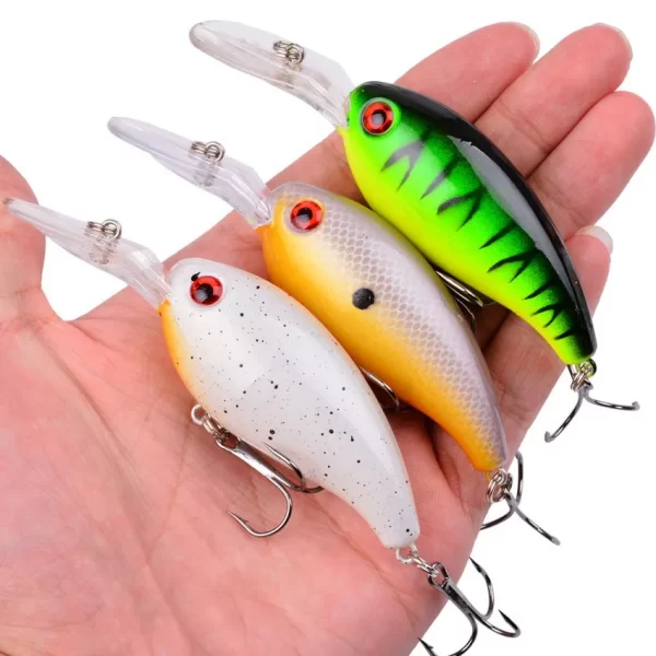 Conjunto de Amostras Jerkbaits e Crankbaits 2.8-18cm 1.5-24g (3/5/8 Unidades) - Image 6