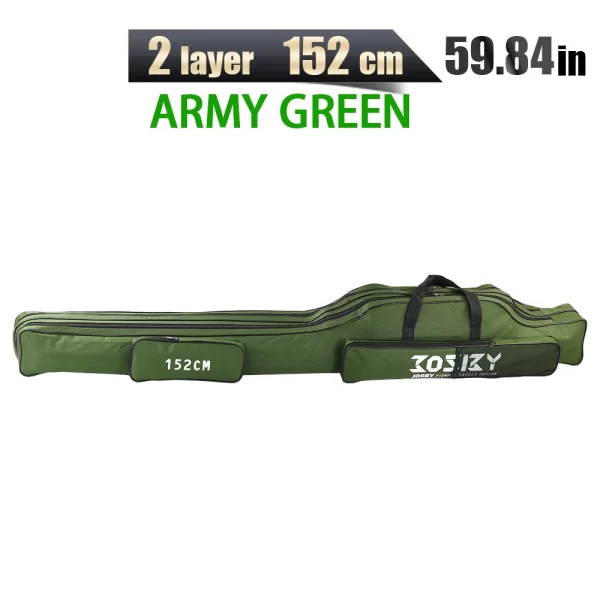 Bolsa de Transporte Dobrável para Canas de Pesca JOSBY 122cm/152cm/182cm - Image 11