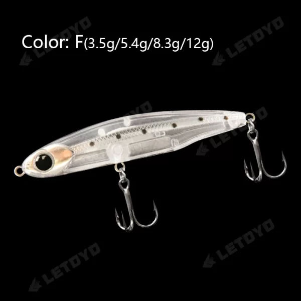 Amostra Sinking Pencil LETOYO 3.5g-12g Stickbait para Predadores - Image 16