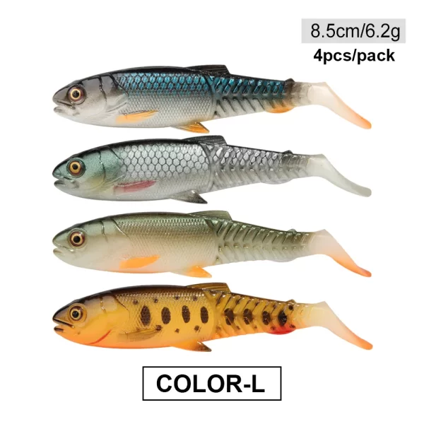 Conjunto de Amostras Swimbait com Cauda em T 3g-18.4g (2-4 Unidades) - Image 11