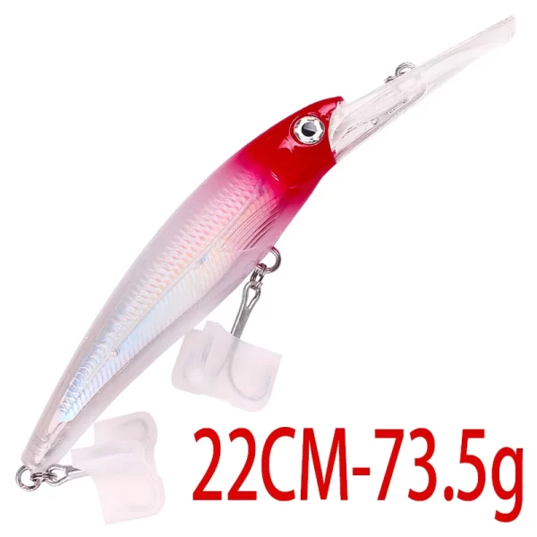 Amostra Jerkbait HENGJIA Deep 24cm 95g para Grandes Predadores - Image 11