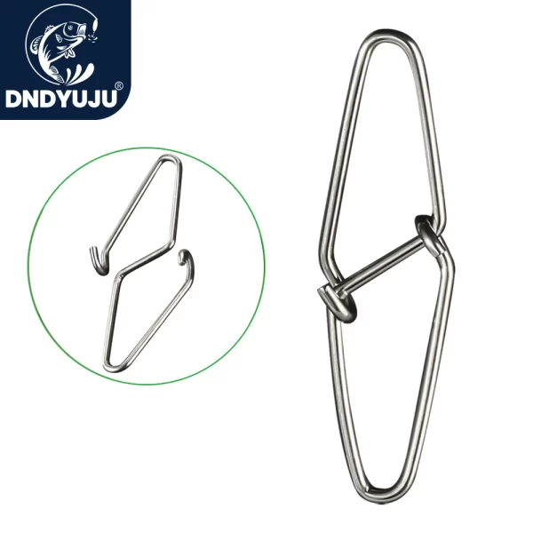 Conectores de Aço Inoxidável DNDYUJU com Pino Diamante (50 unidades)