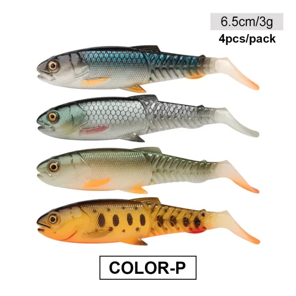 Conjunto de Amostras Swimbait com Cauda em T 3g-18.4g (2-4 Unidades) - Image 13