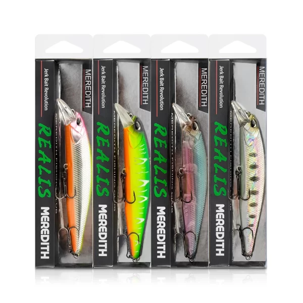 Amostra Jerkbait Hard Flutuante MEREDITH 100F 14g 10cm - Image 6