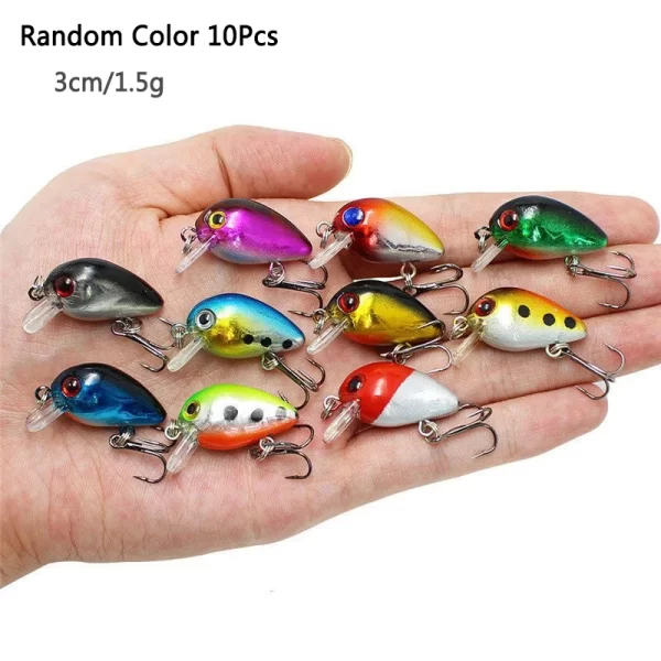 Conjunto de Amostras Crankbait Flutuantes 4.5cm 4g - Image 9