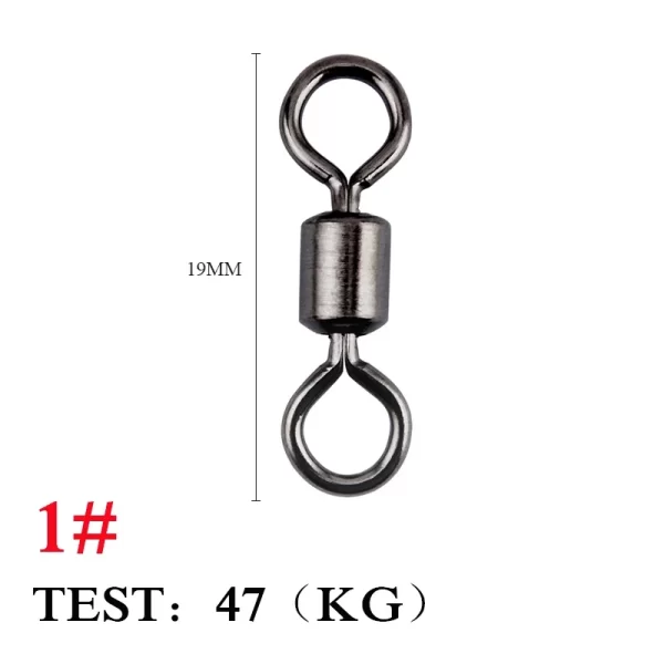 Destorcedor de Aço Inoxidável com Argolas Sólidas (20/50/100 Unidades) - Image 17