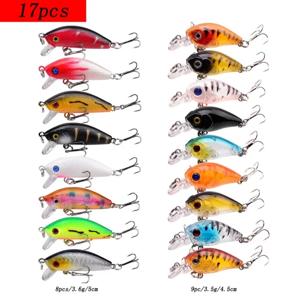Conjunto de Amostras Flutuantes - Jerkbaits, Crankbaits e Poppers (10-64pcs) - Image 5