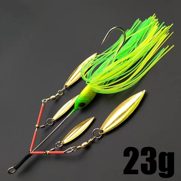 Amostra Spinnerbait com Jig e Saia 23g 14cm - Image 2